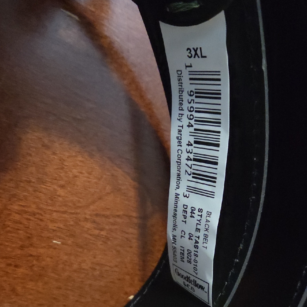 Black Belt 3XL